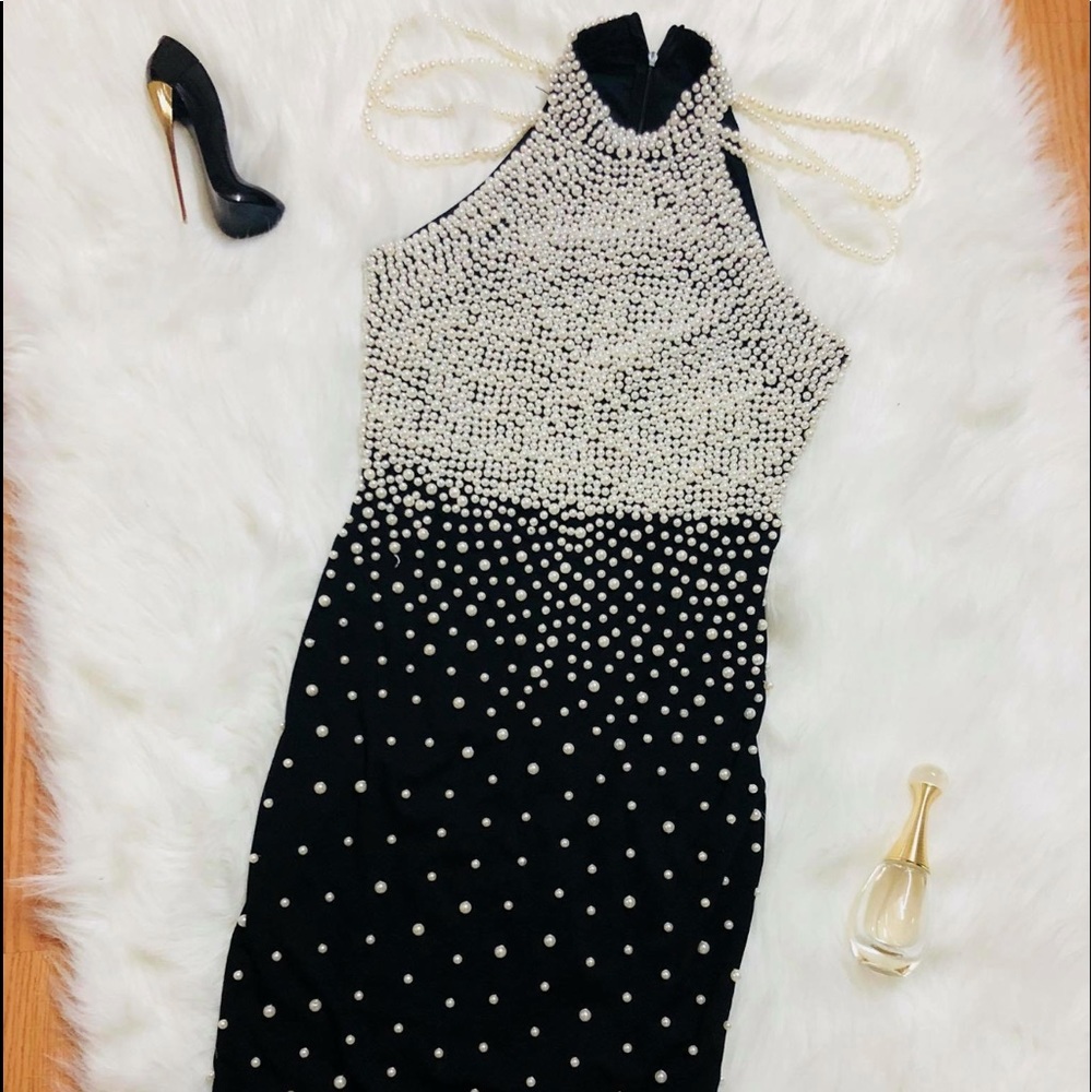 Pearl custom make dress